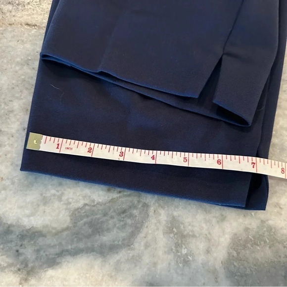 Investments Women’s the PARK AVE fit Classic Ankle Navy Pants Size 14 - Picture 8 of 9